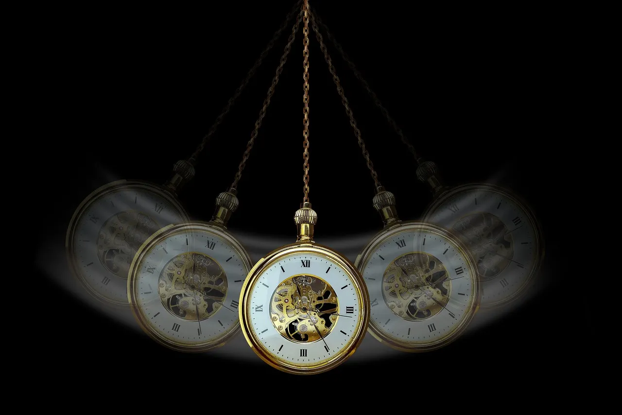 A pendulum swinging between two poles labeled 'Openness' and 'Control'